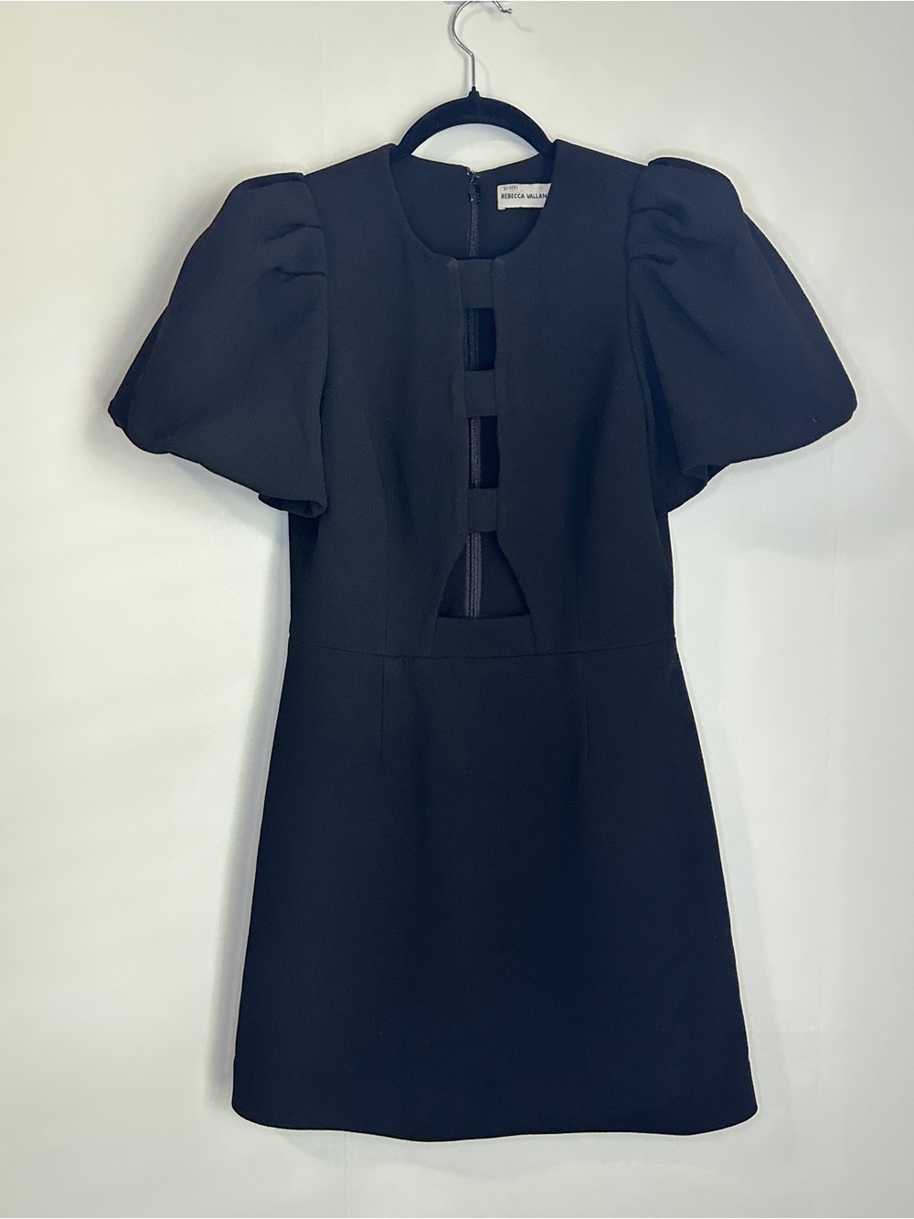 Rebecca Vallence Size 6 Aubree Mini Dress (no flowers) Puff Sleeve